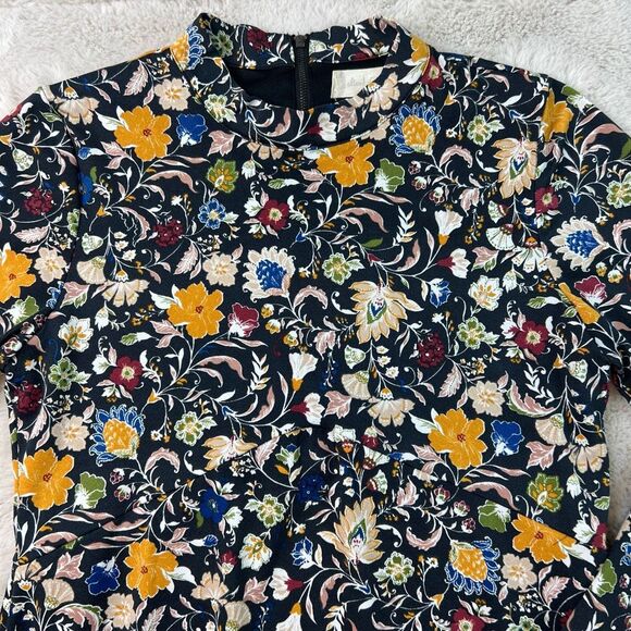 Altard State Long Sleeve Floral Boho Mini Dress Size Medium Fall Stretchy Short - Picture 3 of 12